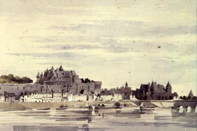 アンボワーズ、フランスのビュー 作： Charles Claude Pyne