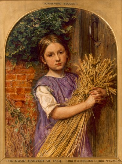 「1854年の良い収穫」、1854年 作： Charles Collins