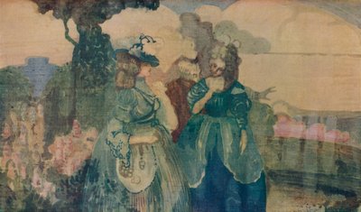 ブルーカントリーまたはコロックセンチメンタル、c1895 作： Charles Edward Conder