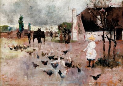お茶の時間 作： Charles Edward Conder