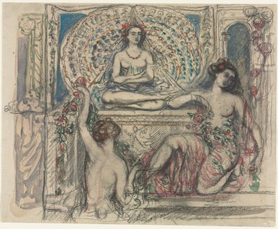 孔雀の玉座 作： Charles Edward Conder
