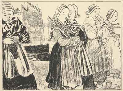 ブルターニュの女性 作： Charles Cottet