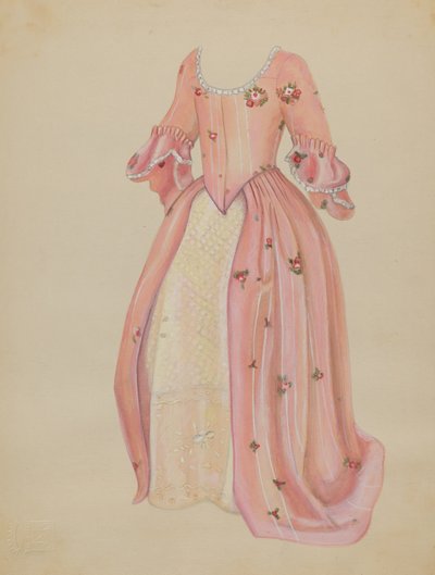 ドレス 作： Charles Criswell