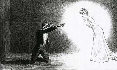 別の蛾、1902 作： Charles Dana Gibson