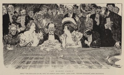 モンテカルロで 作： Charles Dana Gibson