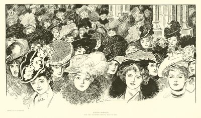 影響を受けやすい人から見たイースターの朝 作： Charles Dana Gibson