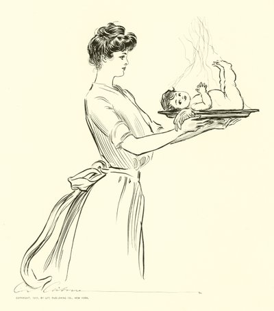 日常の人々 作： Charles Dana Gibson