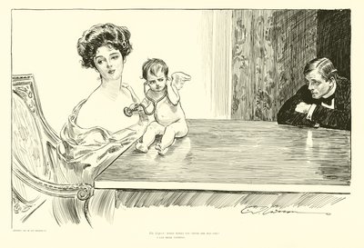 何も聞こえない 作： Charles Dana Gibson