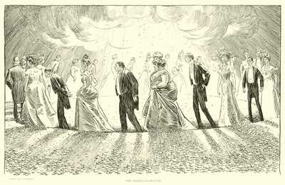社会のはしごのイラスト 作： Charles Dana Gibson