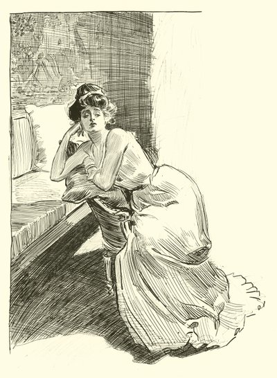社会のはしごのイラスト 作： Charles Dana Gibson