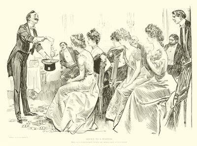 社会のはしごのイラスト 作： Charles Dana Gibson