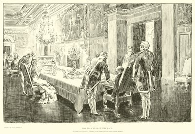 社会のはしごのイラスト 作： Charles Dana Gibson