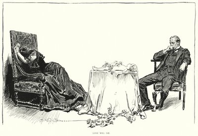 愛は死ぬ（リトグラフ 作： Charles Dana Gibson