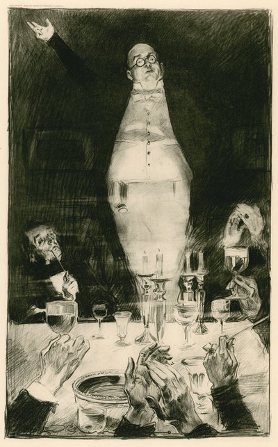 ピックウィック氏の有名な礼拝 作： Charles Dana Gibson