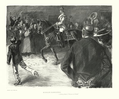 ルドルフ・ラッセンディル（リトグラフ） 作： Charles Dana Gibson