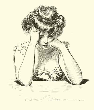 彼女はボトル博士にもかかわらず死ぬことにしました 作： Charles Dana Gibson
