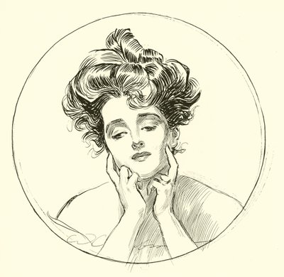 美しい未亡人 作： Charles Dana Gibson