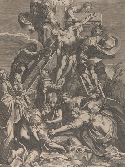 十字架からの降下、1615-31。 作： Charles David
