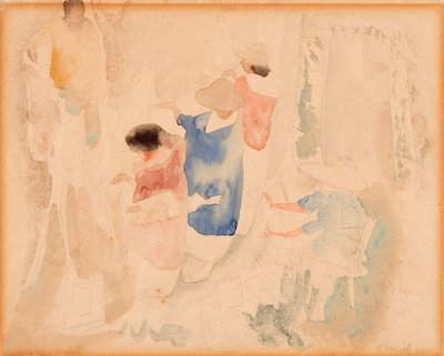 アーティストのスケッチ 作： Charles Demuth