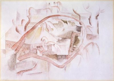 バミューダ - ルーフトップ 作： Charles Demuth