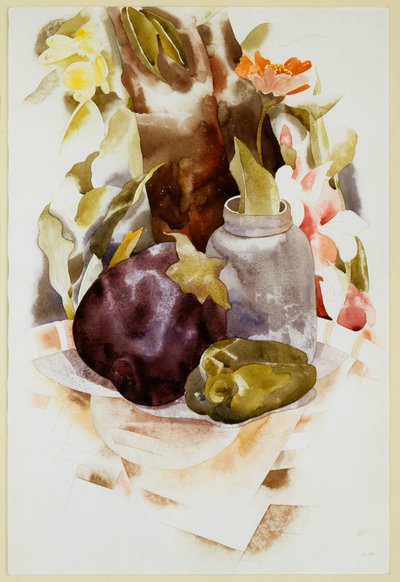 茄子とピーマン 作： Charles Demuth