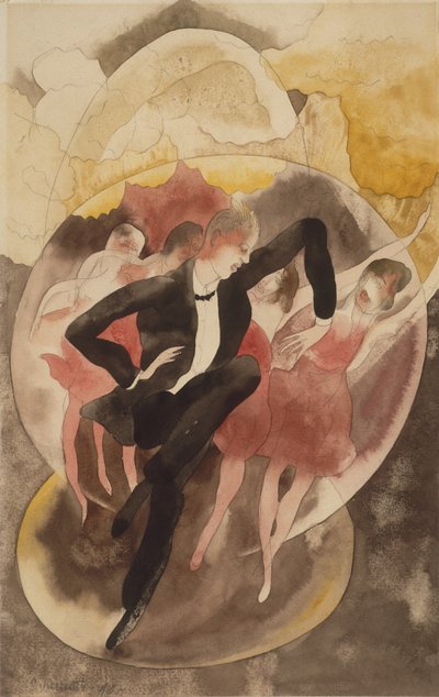 ヴォードヴィル（コーラスのダンサー） 作： Charles Demuth