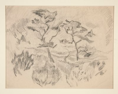 風景 (バミューダかプロビンスタウンか?) 作： Charles Demuth