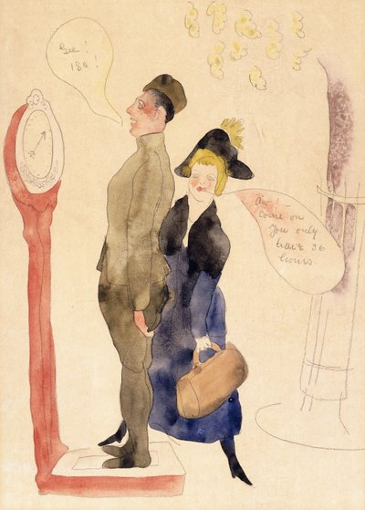 休暇中 作： Charles Demuth