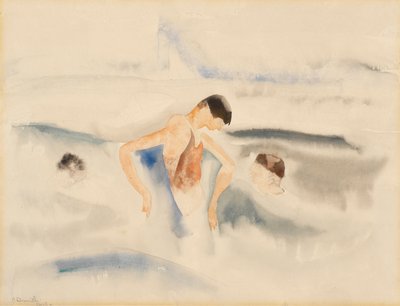 水の3つの数字（紙にトイレ） 作： Charles Demuth