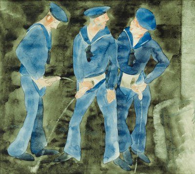 3人の船員 作： Charles Demuth