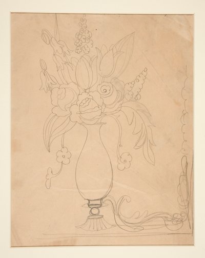 花瓶の花 作： Charles Demuth