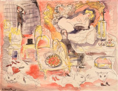 ゾラスナナ、1910 作： Charles Demuth