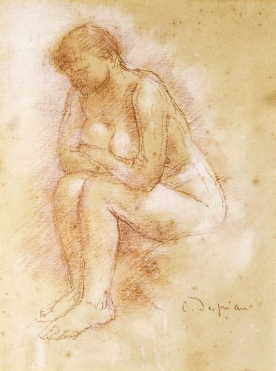 Nu Sentado; Nue Assise 作： Charles Despiau