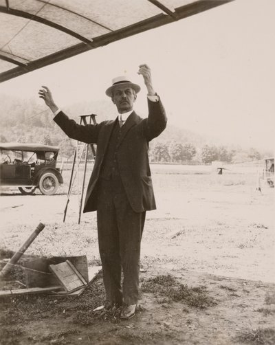 アルバート フランシス ザームの肖像 1862-1954 年、1914 年。 作： Charles Doolittle Walcott
