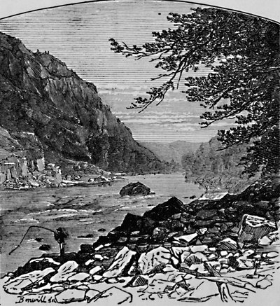 ロウアーカニョン、1883年 作： Charles E. H. Bonwill