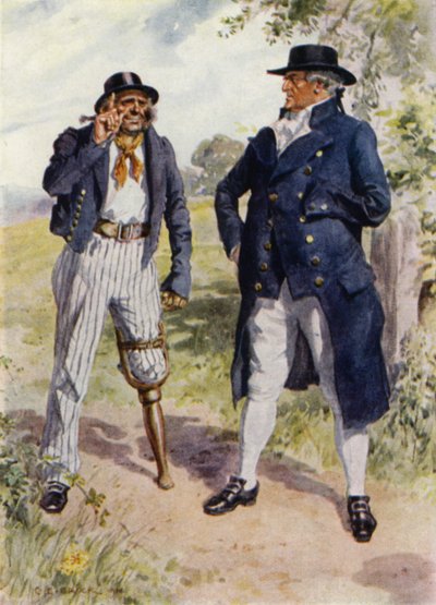 Jeffery Farnol による The Amateur Gentleman のイラスト (カラー リソ) 作： Charles Edmund (after) Brock