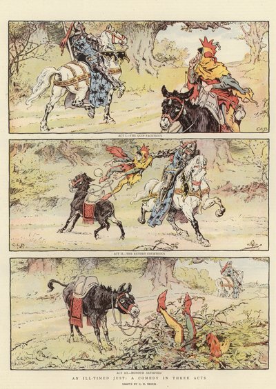 三幕のコメディ 作： Charles Edmund Brock