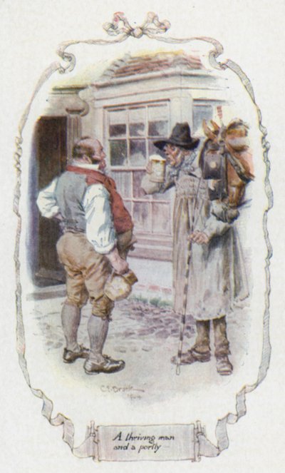 盛者必衰の理（カラーリトグラフ 作： Charles Edmund Brock