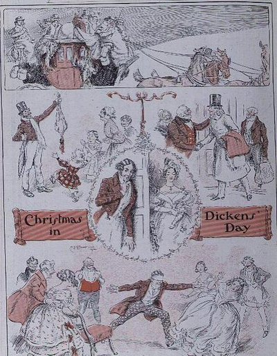 ディケンズのクリスマス 作： Charles Edmund Brock