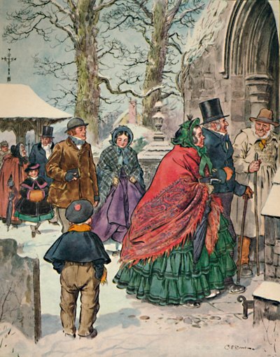 クリスマスから。アレクサンダースミスエッセイドリームソープ、1862年、1923年 作： Charles Edmund Brock
