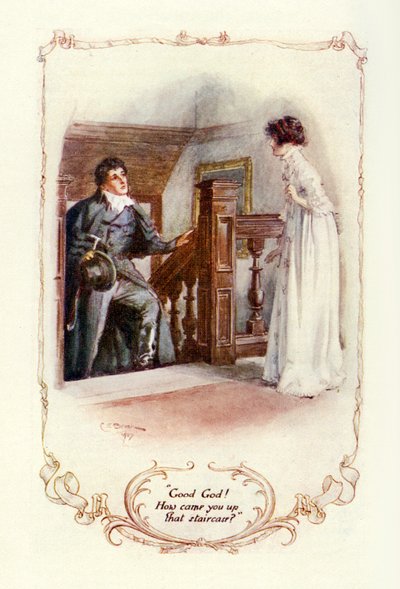 いい神！どうしてあの階段を上ったのですか？ 1907（イラスト） 作： Charles Edmund Brock