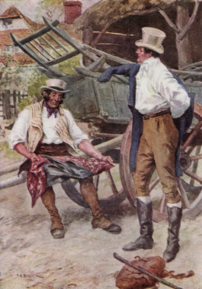 ケントのロマンス、ブロードハイウェイのイラスト 作： Charles Edmund Brock