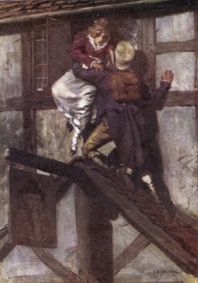 ケントのロマンス、ブロードハイウェイのイラスト 作： Charles Edmund Brock