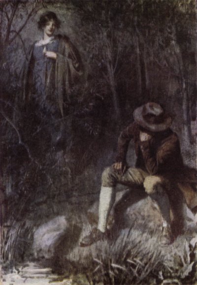 ケントのロマンス、ブロードハイウェイのイラスト 作： Charles Edmund Brock