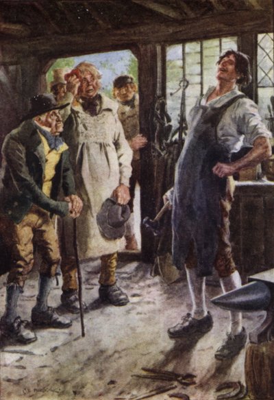 ケントのロマンス、ブロードハイウェイのイラスト 作： Charles Edmund Brock