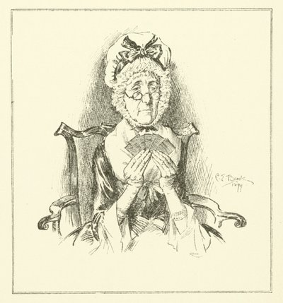 チャールズ・ラムの「The Essays of Elia」の挿絵（彫刻）。 作： Charles Edmund Brock