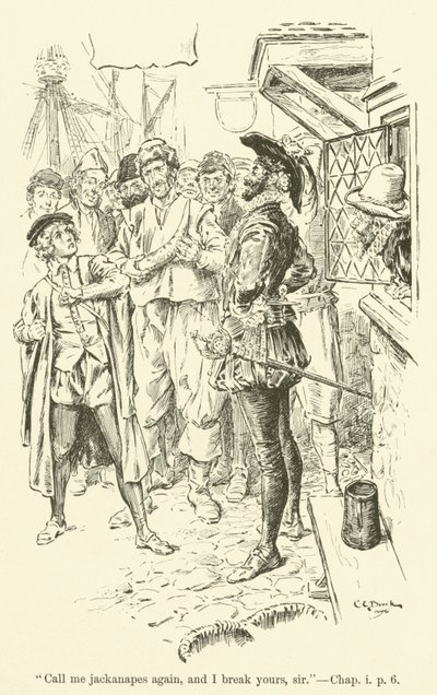 チャールズ・キングスレーの『Westward Ho! 作： Charles Edmund Brock