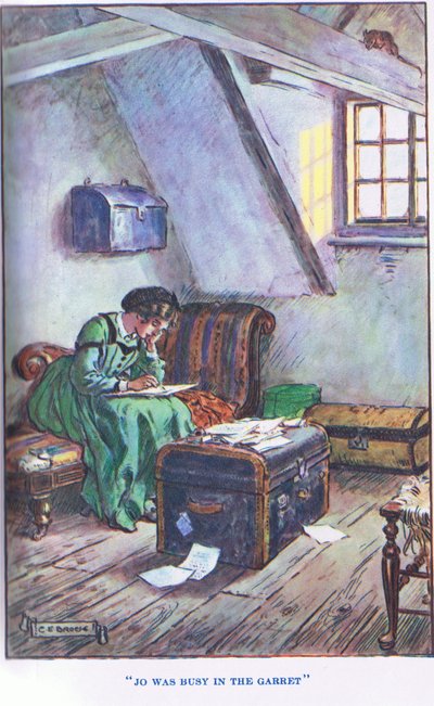 ジョーのファーストストーリー、「モダンストーリー」のイラスト 作： Charles Edmund Brock