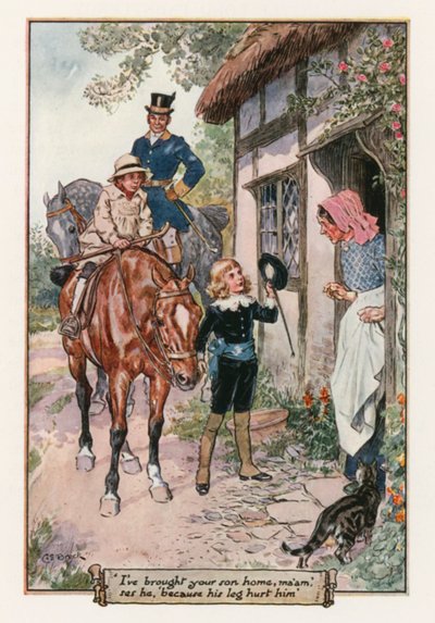 フランシス・ホジソン・バーネットによるリトル・ロード・ファウントレロイ 作： Charles Edmund Brock