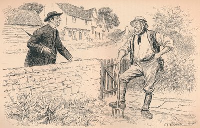 牧師館、1909 作： Charles Edmund Brock